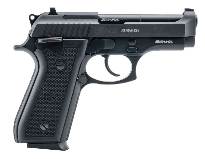 TAURUS 58 380ACP PISTOL 4" BLACK 2-15RD MAGS